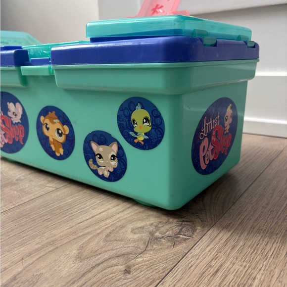 Vintage Littlest Pet Shop Tackle Box Carry Case (2007) Storage Organizer - Picture 5 of 8